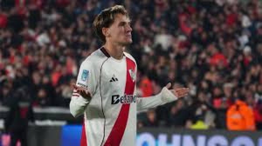 EL RAFAELINO FACUNDO COLIDIO, JUGADOR DE RIVER