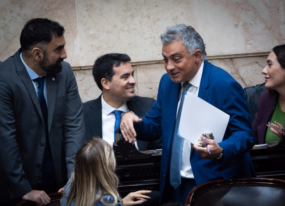 Diputados oficialistas en la sesi&oacute;n de este mi&eacute;rcoles.
