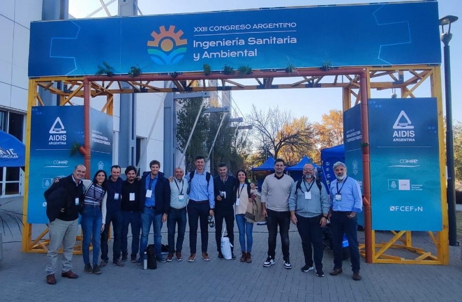 Personal profesional de ASSA durante su participaci&oacute;n en el XXII Congreso Argentino de Ingenier&iacute;a Sanitaria y Ambiental organizado por AIDIS.