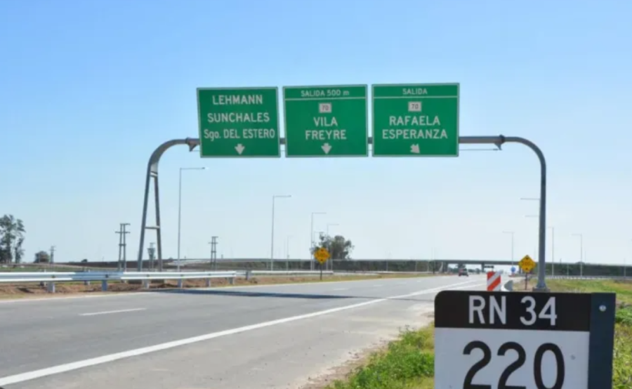 La Ruta 34 se encuentra en proceso de privatizaci&oacute;n.