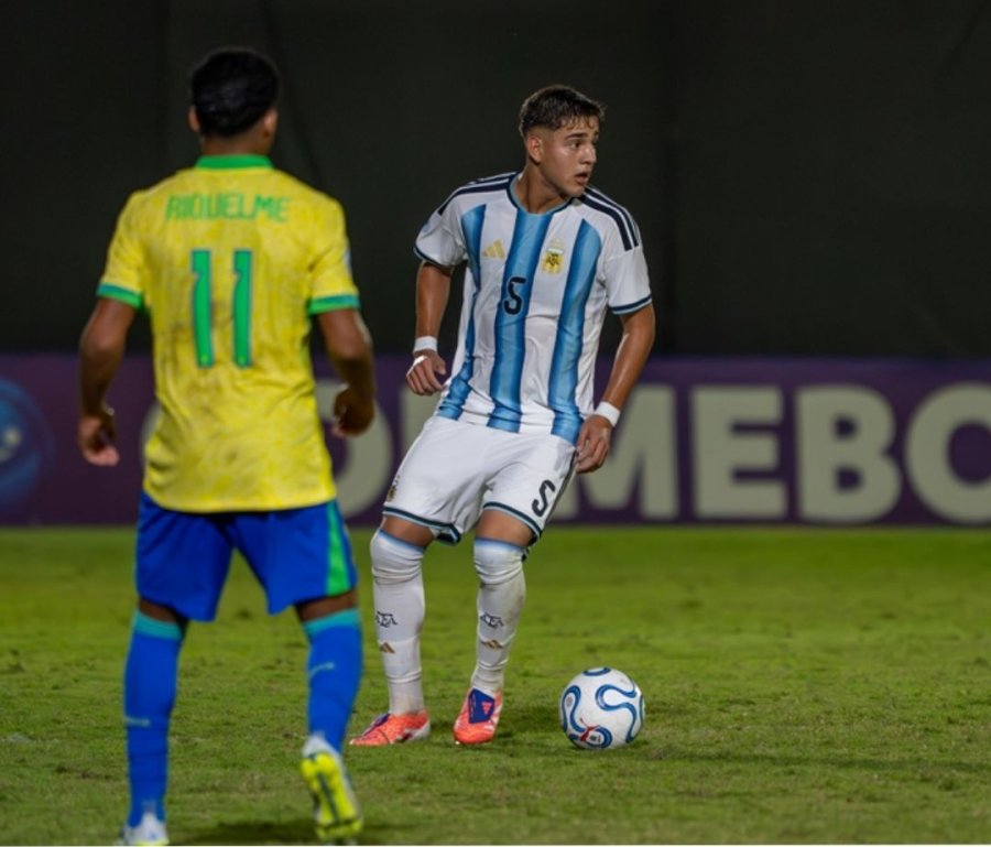 SANCIONADO. El juvenil futbolista argentino.