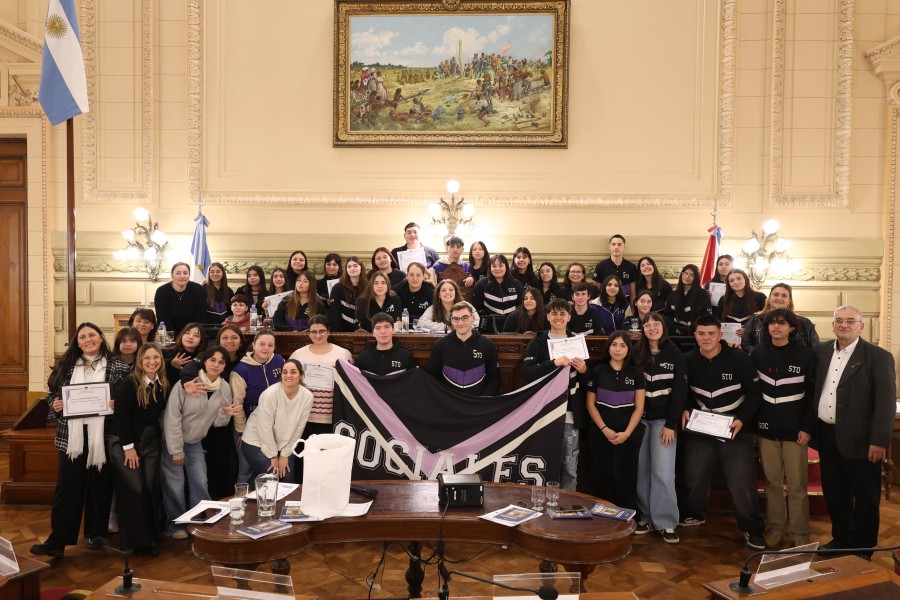 El grupo en la Legislatura.