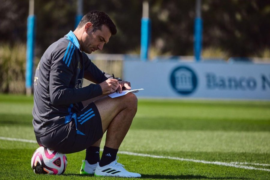 El director t&eacute;cnico de la Selecci&oacute;n argentina: Lionel Scaloni.