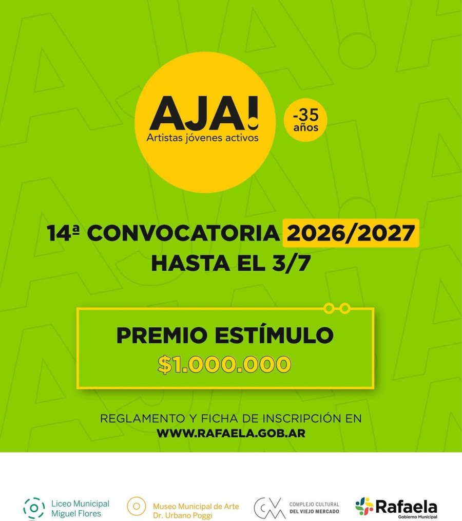 14&ordf; edici&oacute;n del concurso AJA! (Artistas J&oacute;venes Activxs).
