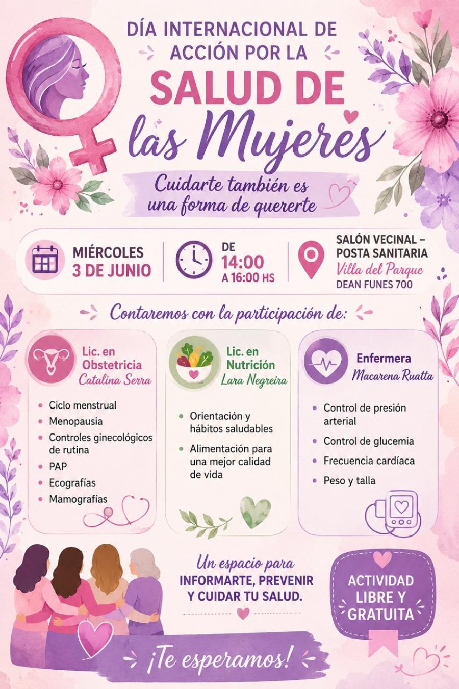 La actividad se realizar&aacute; en el marco de acciones del Punto Violeta por el D&iacute;a Internacional de Acci&oacute;n por la Salud de las Mujeres.