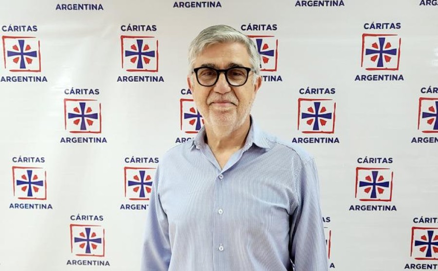 Emilio Inzaurraga director nacional de Cáritas.