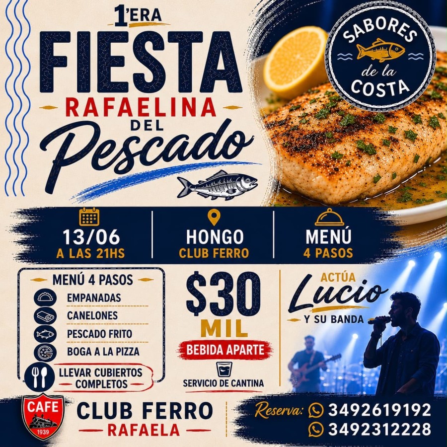 1&deg; Fiesta Rafaelina del Pescado.