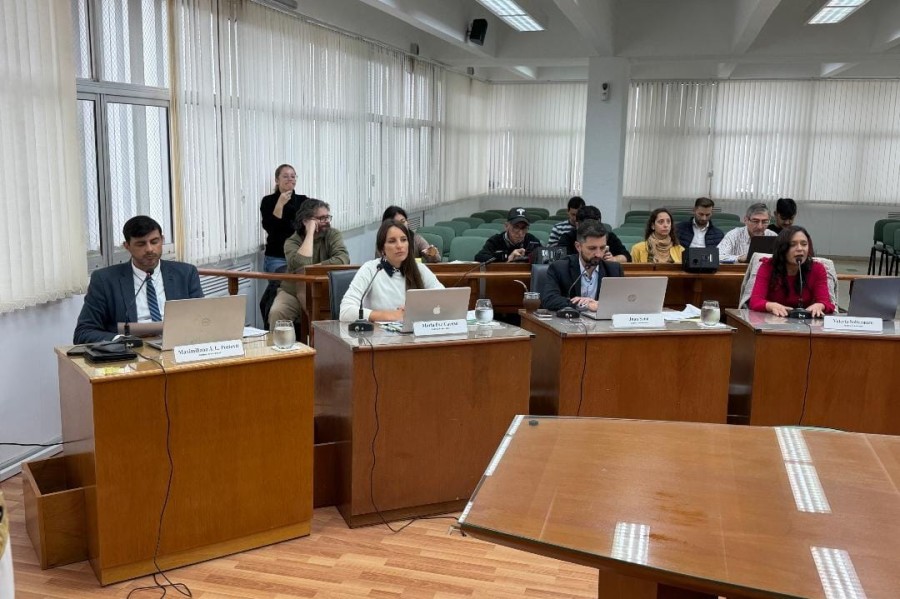 Los concejales del PJ durante la sesi&oacute;n de este jueves.