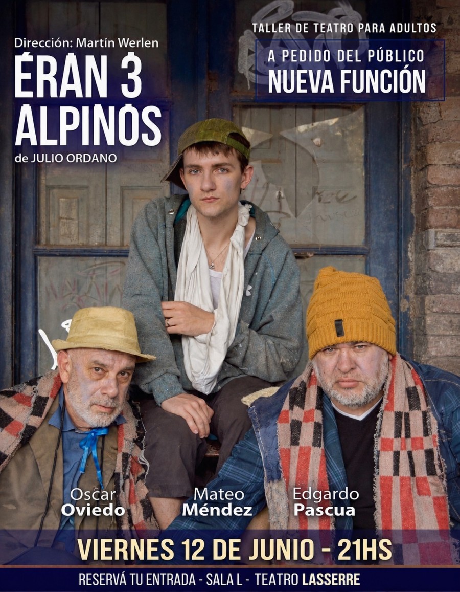 Vuelve la obra teatral a la Sala L del Lasserre.