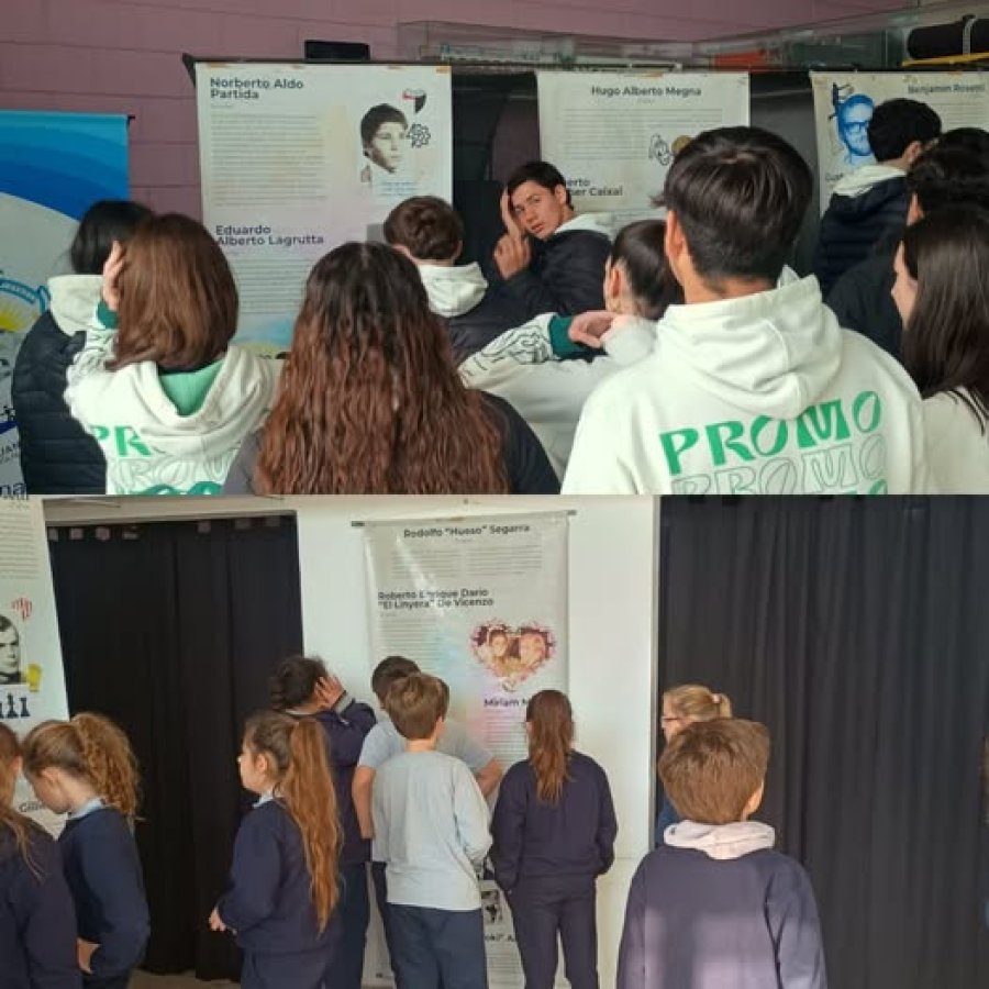 Contingentes escolares visitaron la exposici&oacute;n.