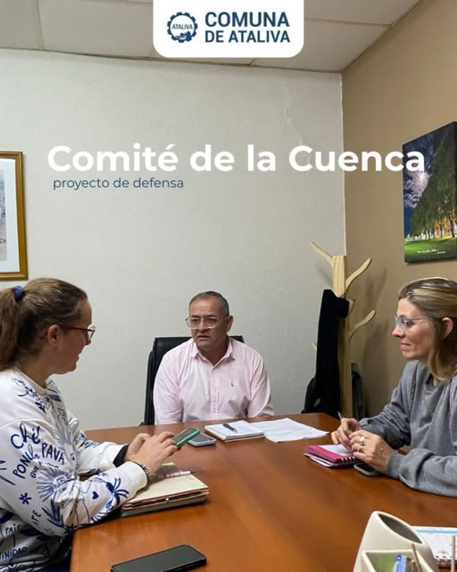 La reuni&oacute;n con las representantes del Comit&eacute; de Cuenca.