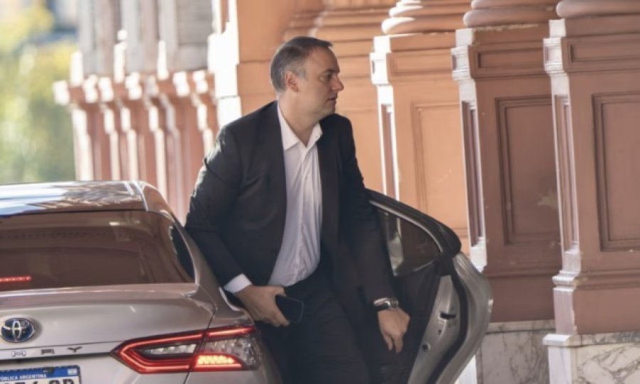 MANUEL ADORNI. El jefe de Gabinete, en Casa Rosada.