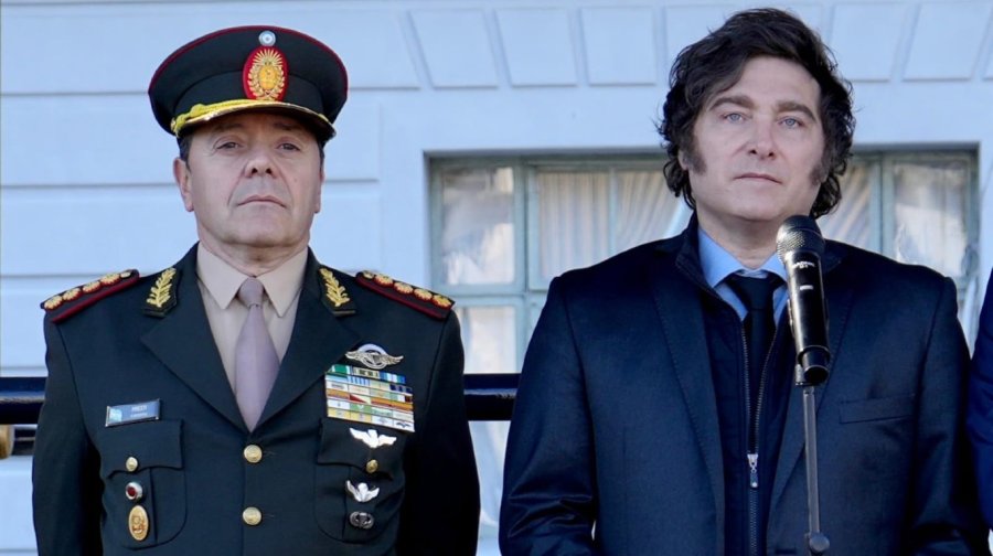 EJERCICIOS MILITARES. Milei tiene previsto asistir este mi&eacute;rcoles a la etapa operativa del entrenamiento Daga Atl&aacute;ntica, acompa&ntilde;ado por miembros de su Gabinete y autoridades del gobierno de Trump.