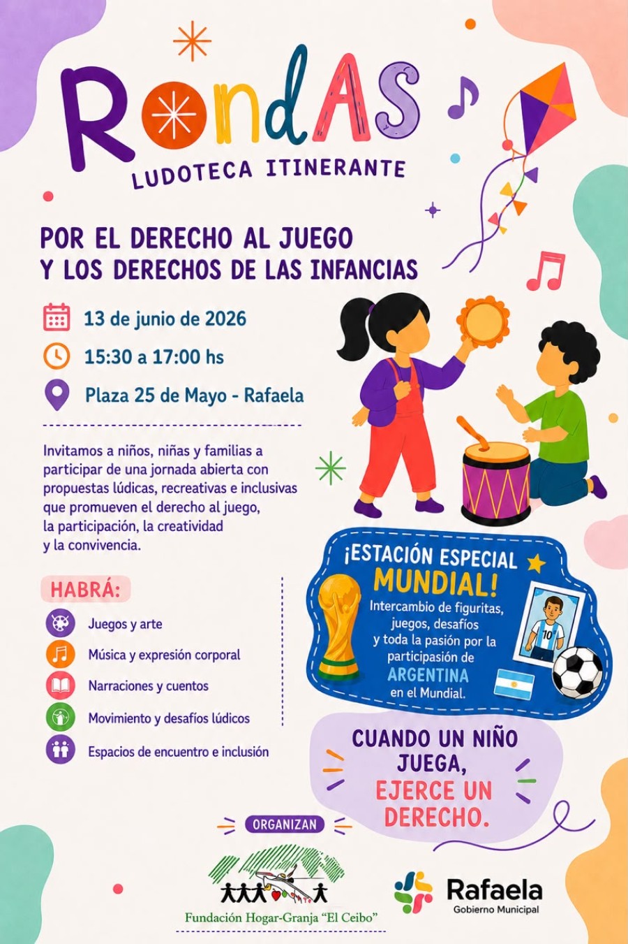 La propuesta tiene como objetivo promover el derecho al juego como un derecho fundamental de ni&ntilde;os y ni&ntilde;as