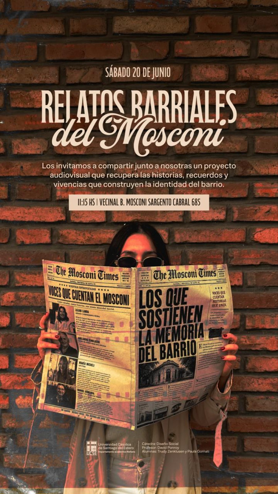 "Relatos barriales del Mosconi".