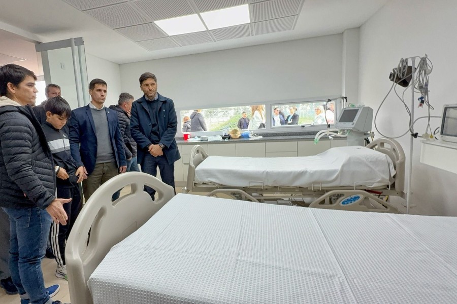 El interior de la nueva Sala de Urgencias del Aut&oacute;dromo rafaelino. (FOTO PRENSA AR)
