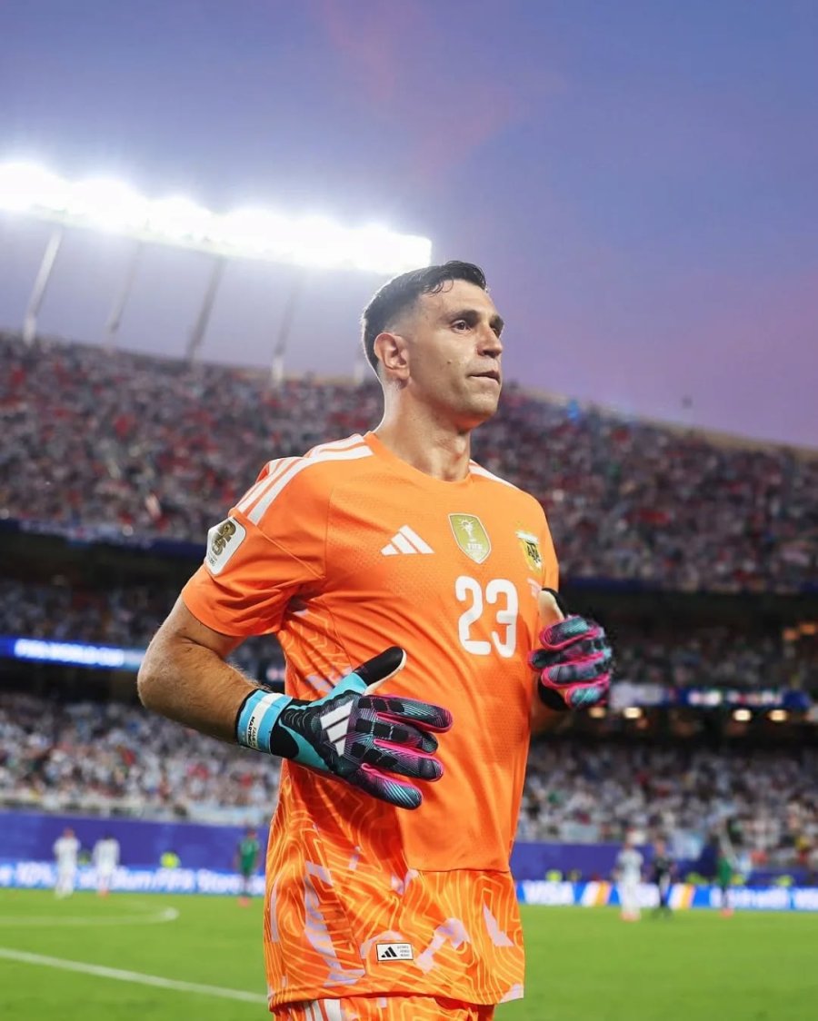 POR EL RECORD. El arquero del seleccionado argentino.