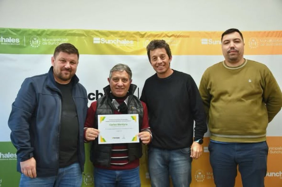 Otro reconocimiento ofrecido ayer.