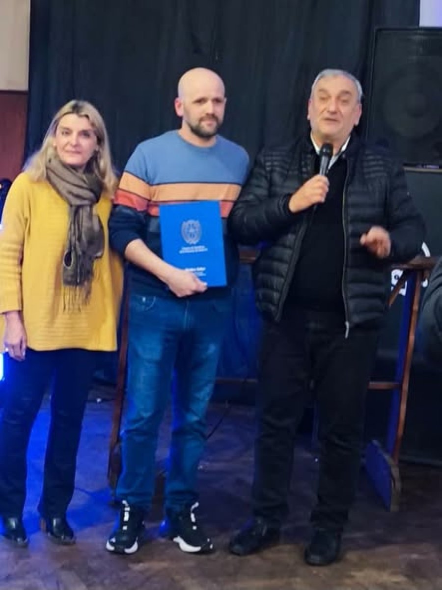 El momento protocolar de la realización.