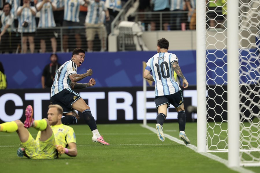 EL FESTEJO. El cuarto gol en el Mundial 2026.