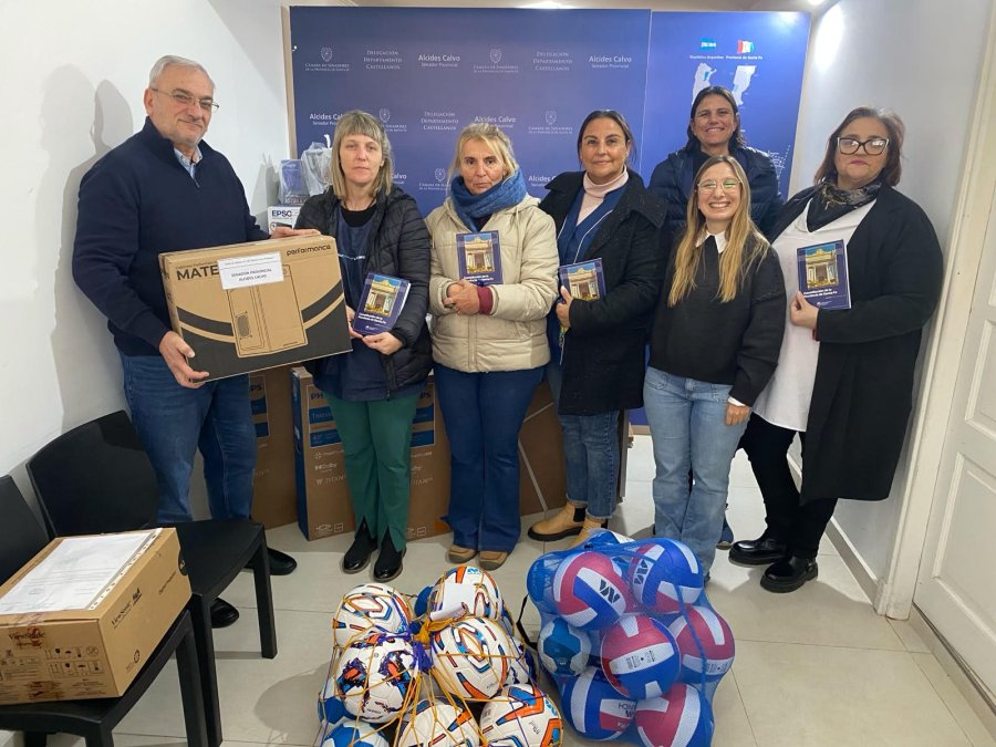Entrega de equipamiento.