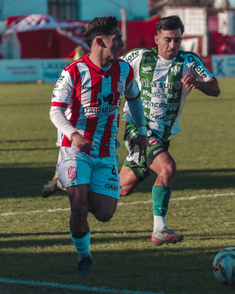Nahuel Bravo proyect&aacute;ndose (foto prensa 9 de Julio).