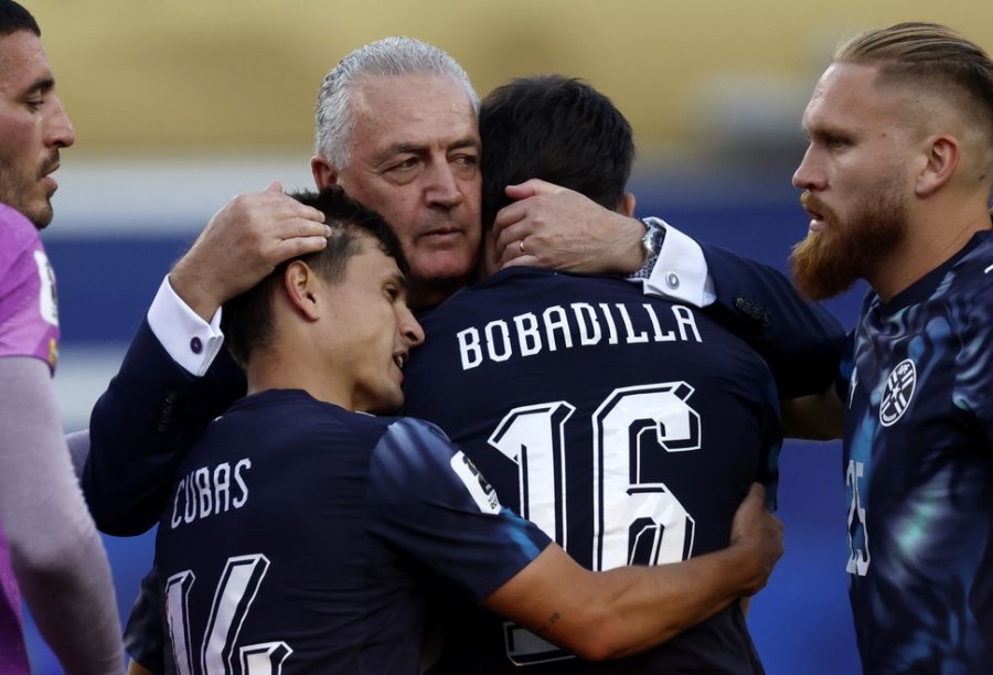 GUSTAVO ALFARO TRAS LA VICTORIA ANTE ALEMANIA.