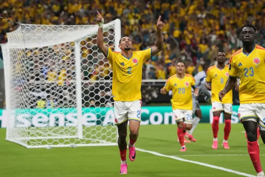 Colombia en el triunfo ante RD Congo por el Mundial 2026.