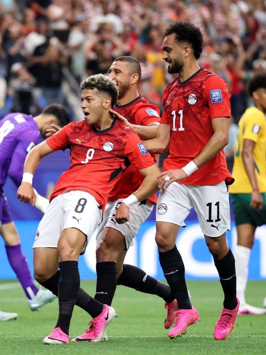 FESTEJO EN LOS PENALES. Egipto sigue en el Mundial.