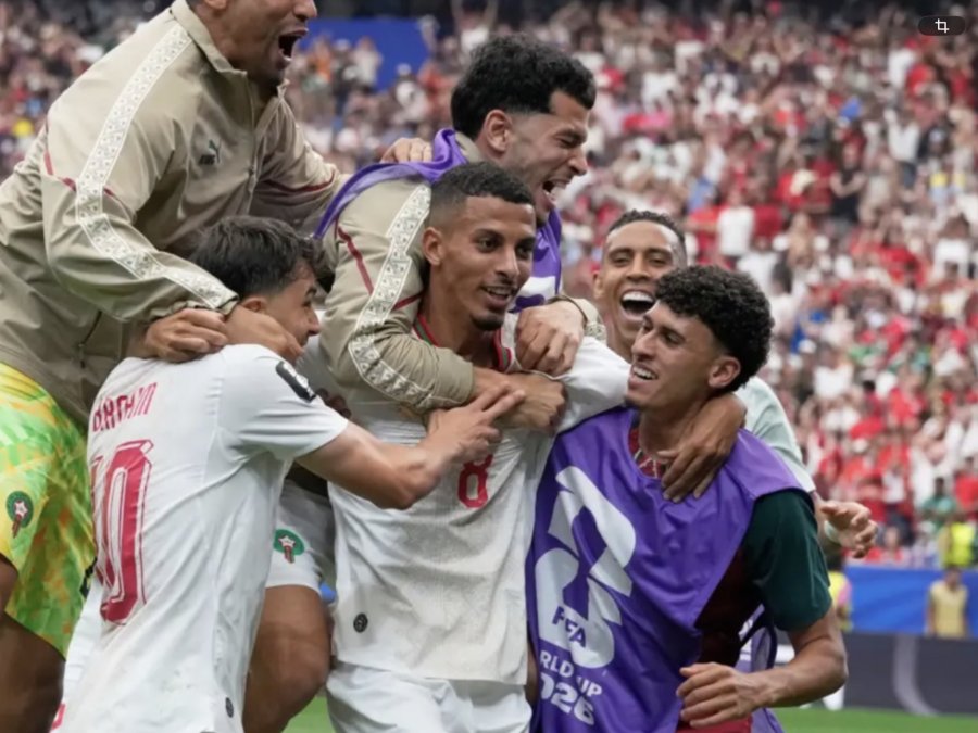 FESTEJA MARRUECOS TRAS ELIMINAR A CANAD&Aacute;
