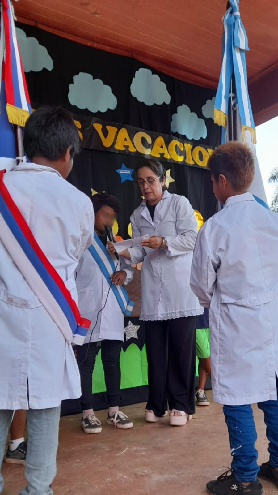 Roxana Acosta, la docente seleccionada.