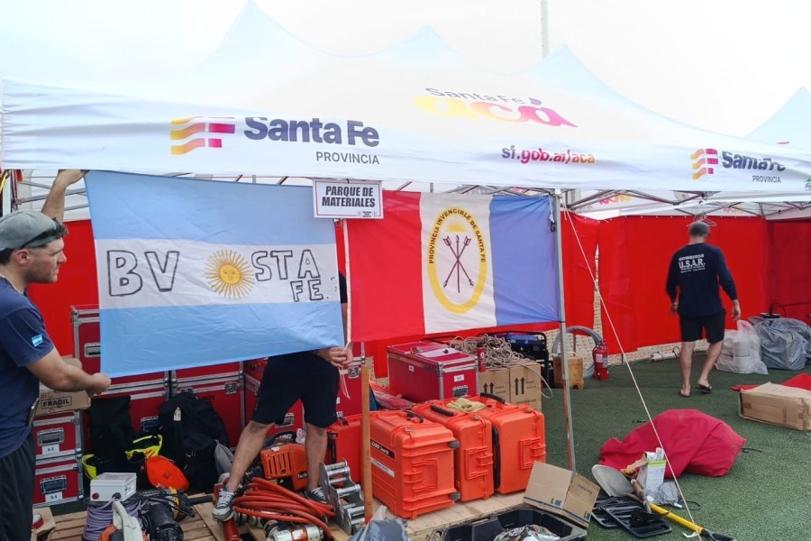 La brigada USAR de Santa Fe comenz&oacute; sus tareas en el epicentro de las zonas afectadas por los terremotos en Venezuela