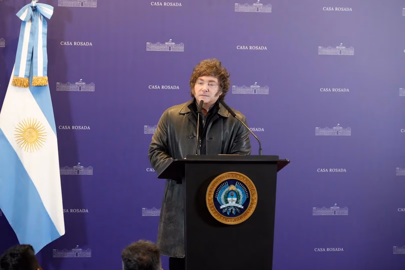El presidente Javier Milei ante legisladores de La Libertad Avanza.El presidente Javier Milei ante legisladores de La Libertad Avanza.