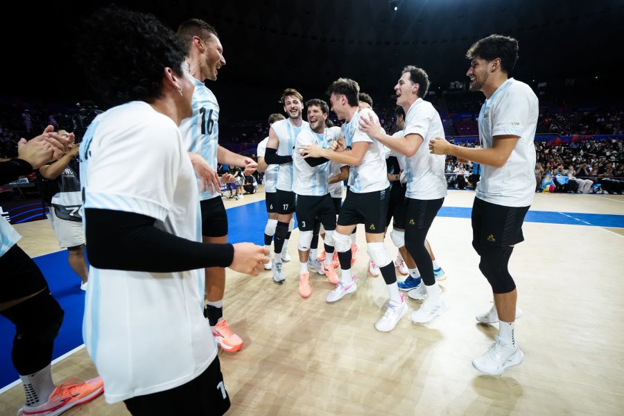 FESTEJO. Argentina lo dio vuelta ante Canad&aacute;.