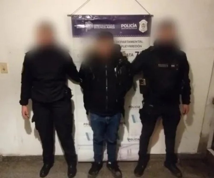 EL DETENIDO.  As&iacute; fue mostrado por la Polic&iacute;a..