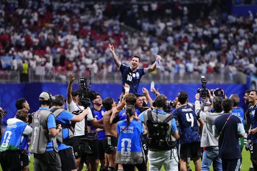 Messi, genio y figura de la Selecci&oacute;n.