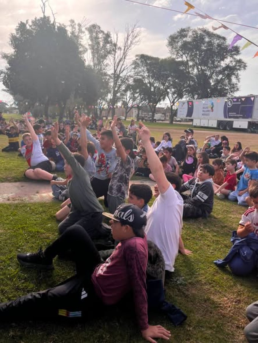 Los ni&ntilde;os se deleitaron con la propuesta.
