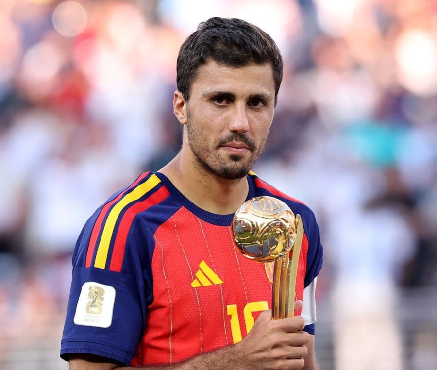 Rodri gan&oacute; el Bal&oacute;n de Oro.