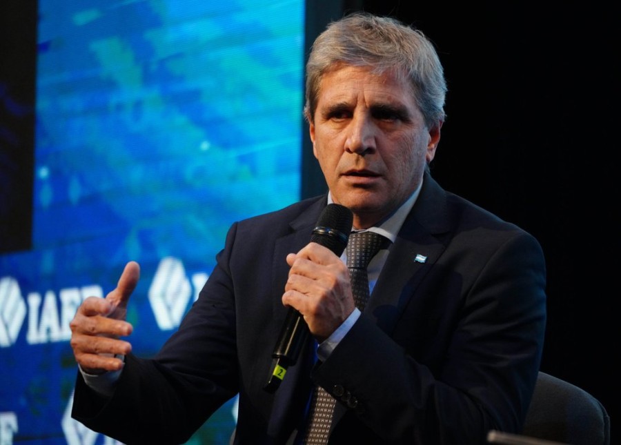 ANUNCIO. La presentaci&oacute;n estuvo a cargo del ministro de Econom&iacute;a, Luis Caputo.