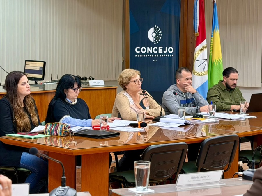 La presidente del Concejo, Mabel Fossatti, presidi&oacute; el encuentro para analizar cambios en la ordenanza de vecinales. (FOTO PRENSA CONCEJO)