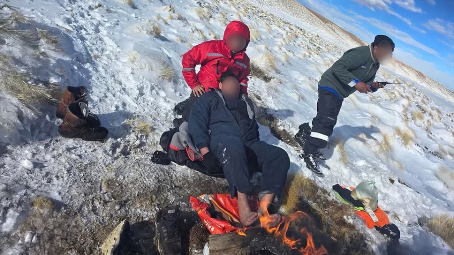 Cuatro trabajadores mineros&nbsp;fueron rescatados con vida.