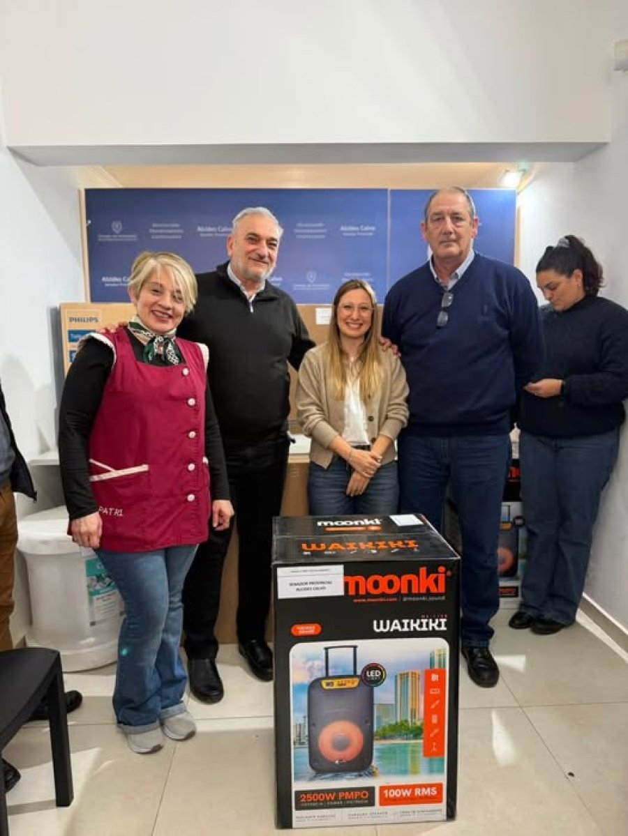 El momento de la entrega.