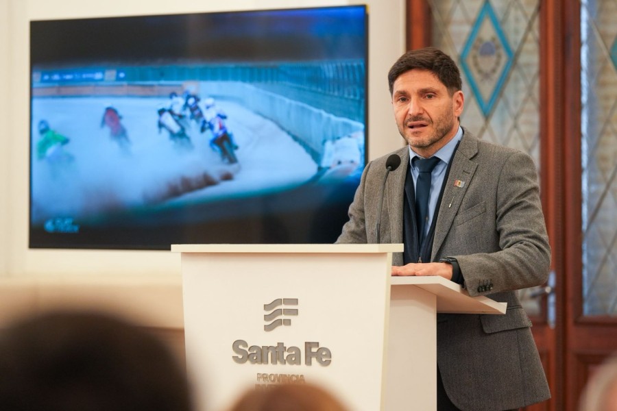 Pullaro encabez&oacute; este mi&eacute;rcoles la presentaci&oacute;n oficial de la fecha argentina del Campeonato Mundial de Flat Track.