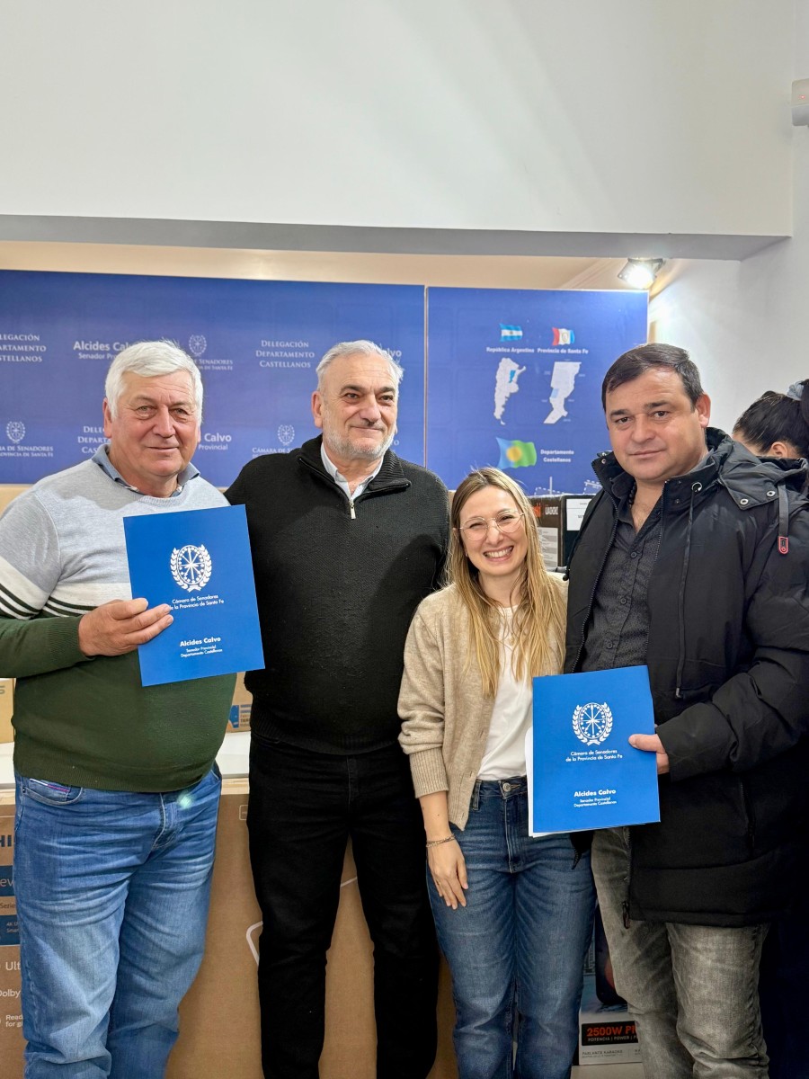Roberto Morel, Alcides Calvo, B&aacute;rbara Chivallero y Sergio Ramos.