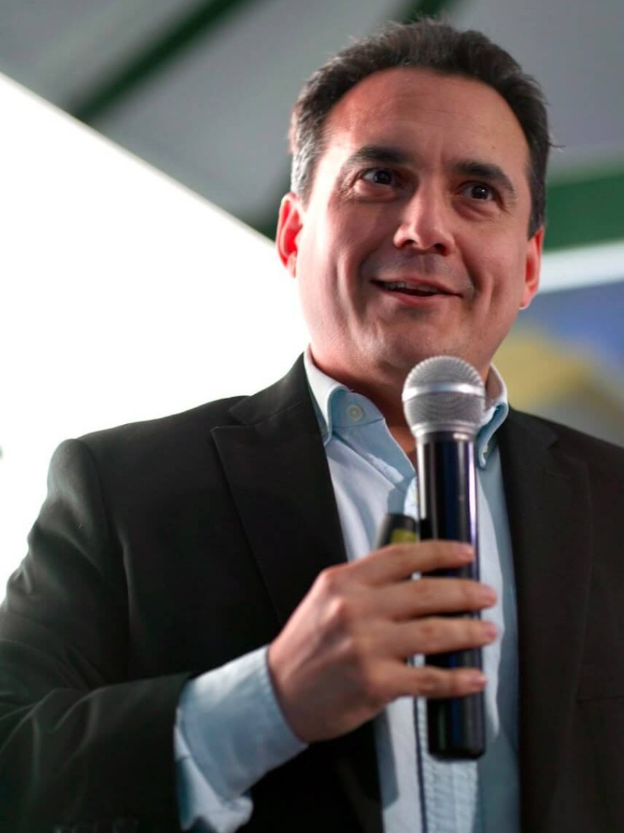 El economista David Miazzo fue una de las destacadas presencias del Seminario lechero en la Rural rafaelina. (FOTO PRENSA SRR)