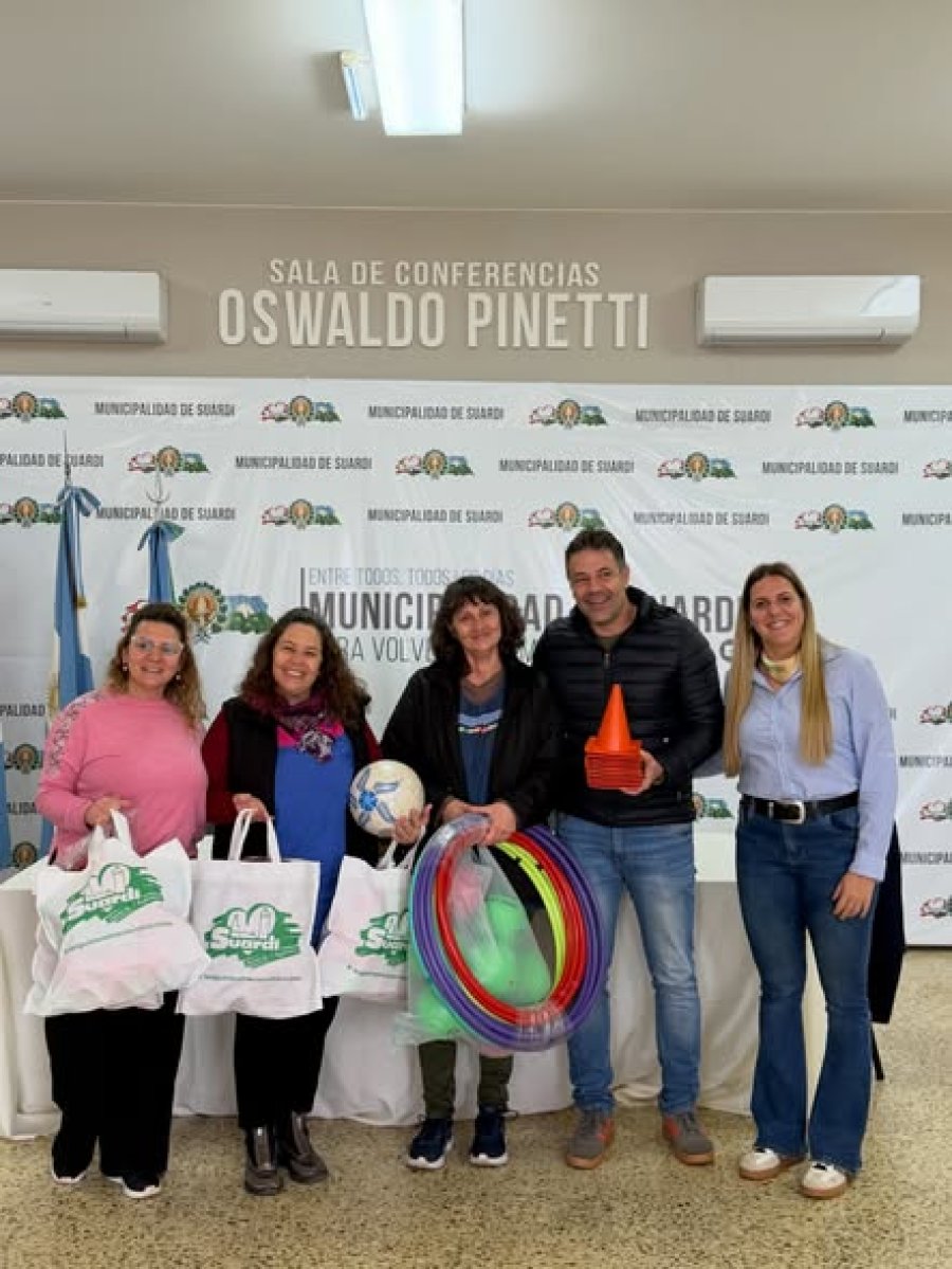 Fueron beneficiados los establecimientos educativos del distrito Suardi.