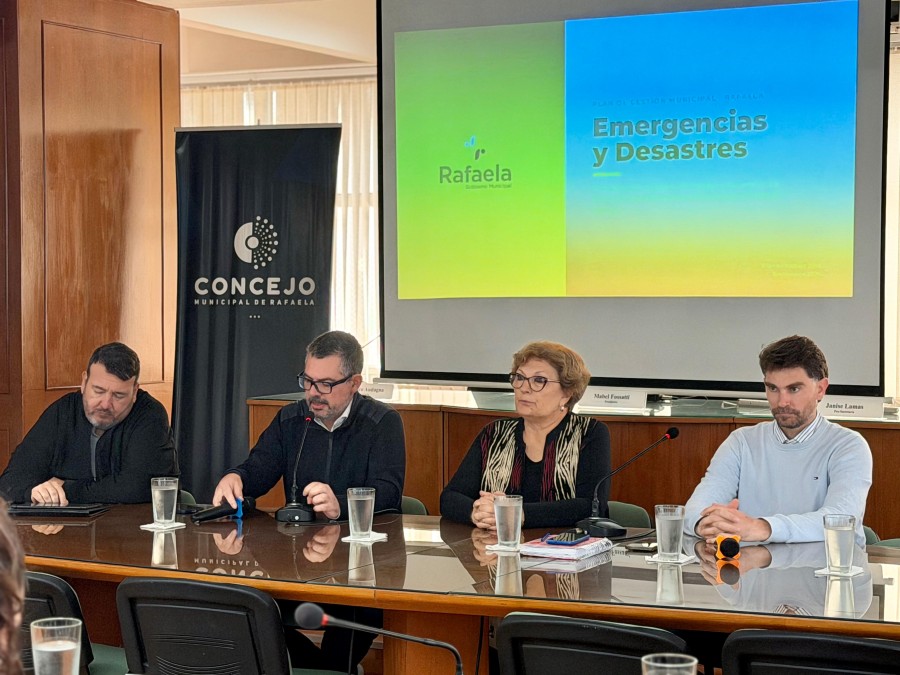 Integrantes del Gobierno Municipal llevaron adelante la presentaci&oacute;n del Plan de contingencia municipal por el fen&oacute;meno &ldquo;El Ni&ntilde;o&rdquo;.