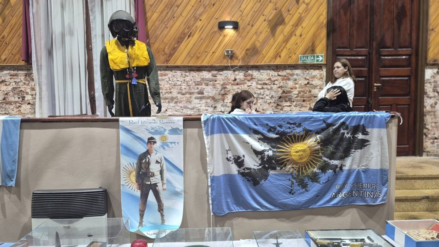 Vista parcial de las piezas exhibidas.