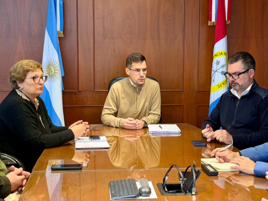 El encuentro se produjo en el despacho de Intendencia.