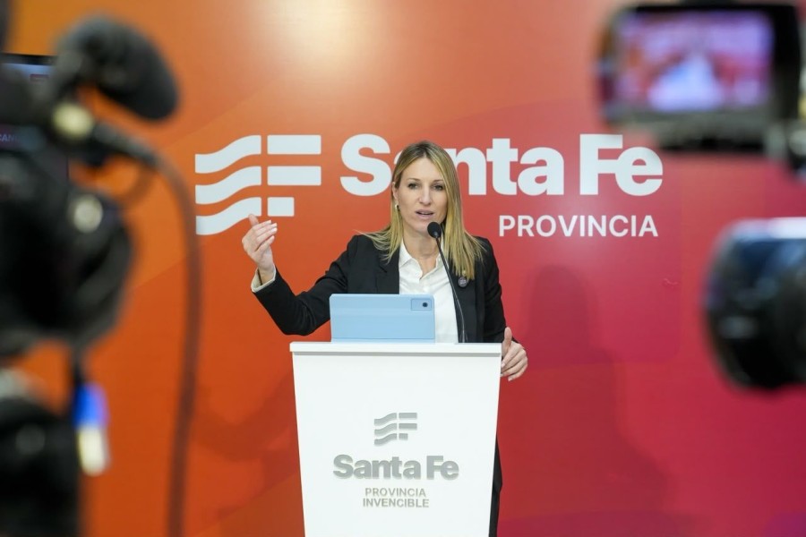 La vocera del Gobierno de Santa Fe, Virginia Coudannes.